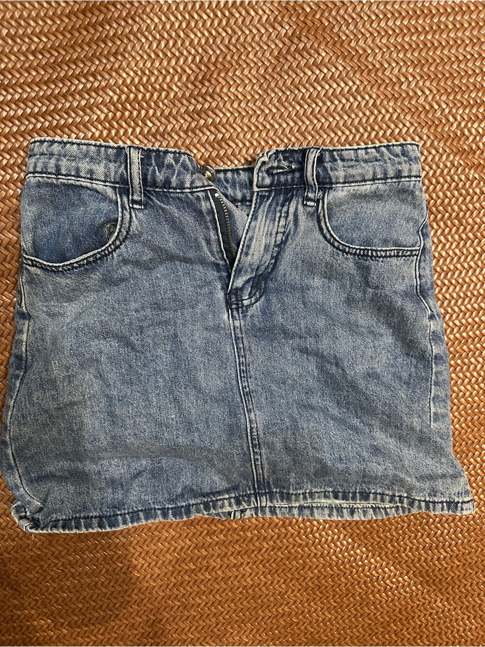 Girls' Blue Denim Skirt - Kids Bottoms